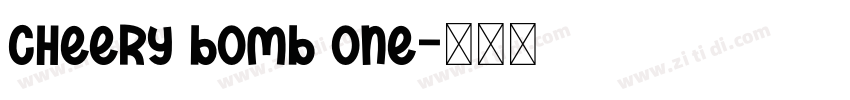 cheery bomb one字体转换